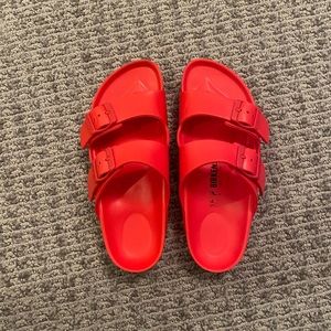 Arizona Essential Active Red Birkenstock Sandals
